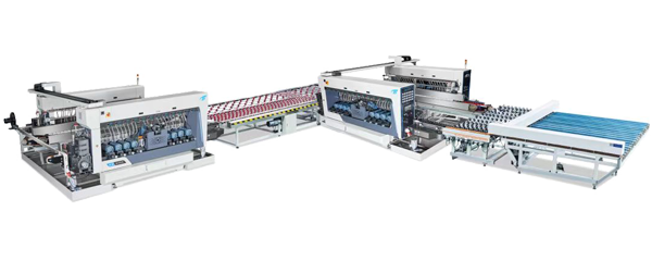 玻璃直(zhí)線高速雙磨邊生産線系(xì)列